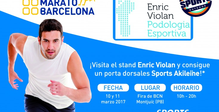 Akileïne y Enric Violan en Zurich Marató Barcelona