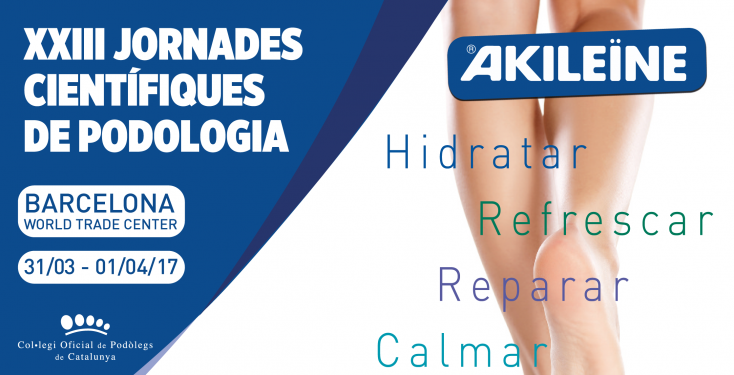 Akileïne en las XXIII Jornades Científiques de Podologia