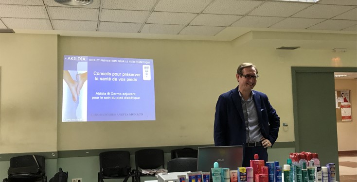 Charla Akileïne en la Asociación de Diabéticos de Leganés